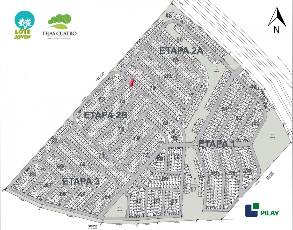 TEJAS IV: VENDO LOTE DE 350 M2 EN ETAPA 2 CON IMPONENTE VISTA A LAS SIERRAS